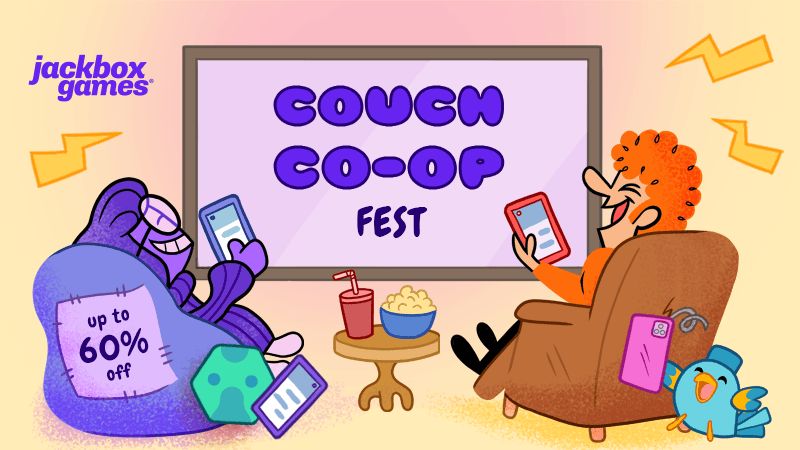 Risparmia fino al 50% sull'intero catalogo Jackbox Games con i saldi sui giochi co-op locali di Steam!
