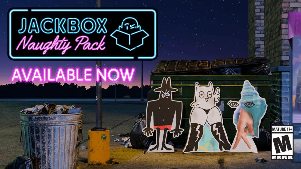 Il Jackbox Naughty Pack è ora disponibile sulle principali piattaforme di gioco!